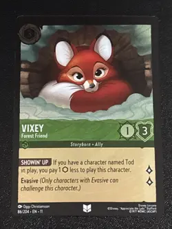 Disney Lorcana Winterspell Vixey - Forest Friend Cold Foil 86/204 NM - Image 1