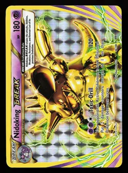 Nidoking BREAK 46/108 Rare Holo XY Evolutions Pokemon Card - Image 1