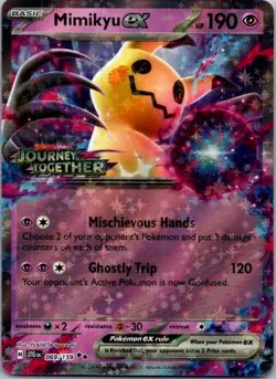 Mimikyu ex (Journey Together Stamped) Double Rare Miscellaneous Cards & Products - Image 1