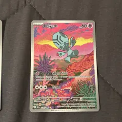 Pokemon card Lot 5 English IR AR Elgyem Snover Palafin Heliolisk Crustle Mint - Image 2
