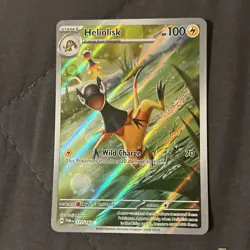 Pokemon card Lot 5 English IR AR Elgyem Snover Palafin Heliolisk Crustle Mint - Image 4