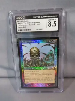 NECROPOTENCE MTG Deckmasters Box Set 2001 FOIL RARE Magic Card CGC 8.5 NM/M+ - Image 1