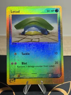 Lotad 67/100 Reverse Holofoil Common E Series Ex Sandstorm Pokemon Card LP - Image 1