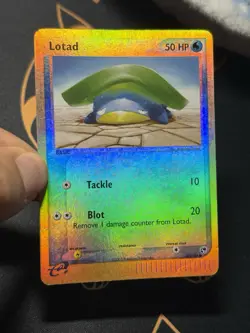 Lotad 67/100 Reverse Holofoil Common E Series Ex Sandstorm Pokemon Card LP - Image 3