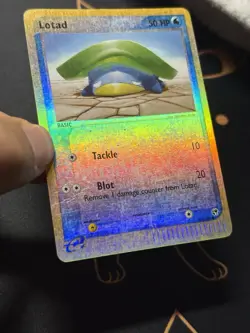Lotad 67/100 Reverse Holofoil Common E Series Ex Sandstorm Pokemon Card LP - Image 4