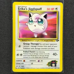 Erika's Jigglypuff - 69/132 - Uncommon - Gym Challenge -Pokemon Card - MP - Image 1