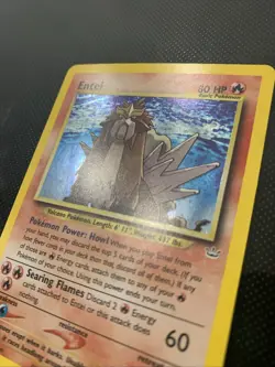 Pokemon Entei Neo Revelation TCG Holo Unlimited Rare Card 6/64 NM Condition - Image 4