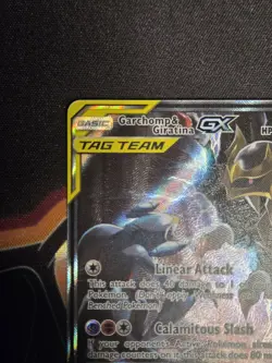 Pokemon Garchomp & Giratina GX TAG TEAM Promo Full Art Holo SM193 270 HP Card - Image 4