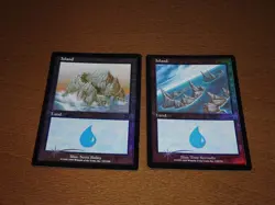 FOIL Lands lot Mercadian Masques English x10 mtg SP,MP [FC] A - Image 3