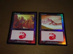 FOIL Lands lot Mercadian Masques English x10 mtg SP,MP [FC] A - Image 5