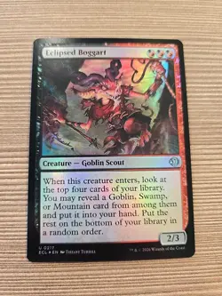 MTG - Eclipsed Boggart (Foil) - Lorwyn Eclipsed NM/M Condition - Image 1