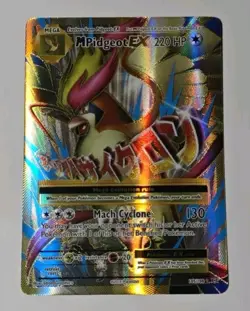 Holo Pokemon TCG M Pidgeot EX Full Art Ultra Rare Card 105/108 XY Evolutions - Image 1