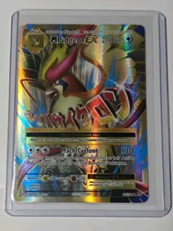 Holo Pokemon TCG M Pidgeot EX Full Art Ultra Rare Card 105/108 XY Evolutions - Image 3