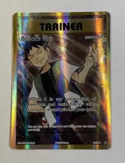 Pokemon Card TCG - Brock's Grit XY Evolutions 107/108 Ultra Rare NM/M - Image 1
