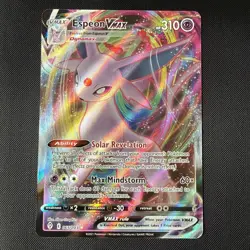 Pokemon TCG - Espeon VMAX 065/203 Swsh07 - Evolving Skies Holo - pack fresh - Image 1