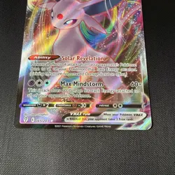 Pokemon TCG - Espeon VMAX 065/203 Swsh07 - Evolving Skies Holo - pack fresh - Image 3
