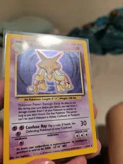 Pokemon Alakazam Base Set 11/102 Holo Rare 1999 80 HP Wizards of the Coast - Image 2