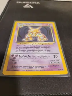 Pokemon Alakazam Base Set 11/102 Holo Rare 1999 80 HP Wizards of the Coast - Image 3