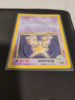 Pokemon Alakazam Base Set 11/102 Holo Rare 1999 80 HP Wizards of the Coast - Image 4