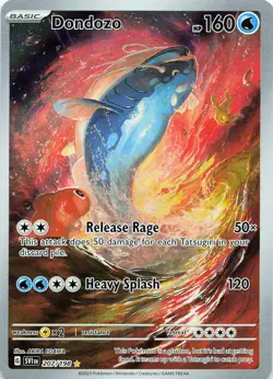 POKEMON Dondozo #207/198 Holofoil SV01: Scarlet & Violet Base Set NM - Image 1