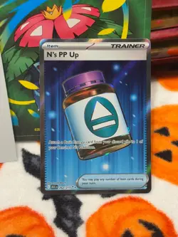 N's PP Up 262/217 Full Art Ultra Rare Pokemon Ascended Heroes ENGLISH NM - Image 3