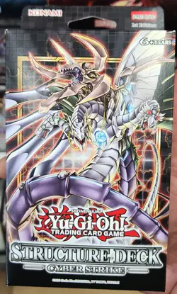 YUGIOH 1ST ED CYBER STRIKE STRUCTURE DECK FACTORY SEALED NEW 83717854050 - Image 1
