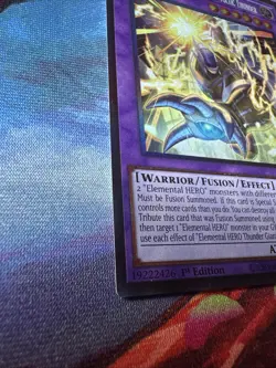 Yugioh Elemental HERO Thunder Giant - Voltic Thunder MZMU-EN029 Collector's Rare - Image 3