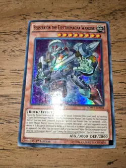 Berserkion the Electromagna Warrior SDMY-EN004 1st edition LP - Image 2
