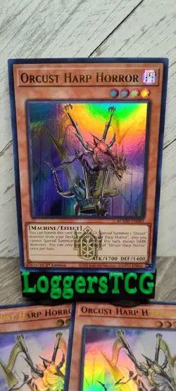 Yu-Gi-Oh! Orcust Harp Horror x3 / BLMM-EN085 1st Edition NM - Image 1