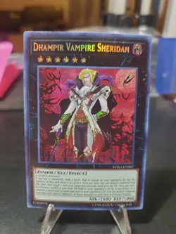 Dhampir Vampire Sheridan DASA-EN007 Dark Saviors Unlimited Secret Rare Yugioh - Image 2