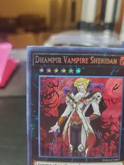Dhampir Vampire Sheridan DASA-EN007 Dark Saviors Unlimited Secret Rare Yugioh - Image 3