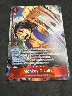 One Piece Monkey.D.Luffy (OP14-013) (Alternate Art) The Azure Sea's Seven - Image 1