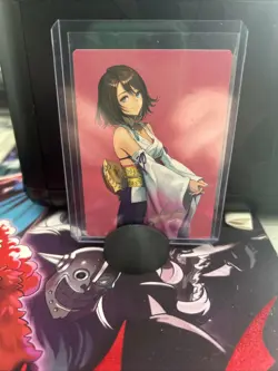 MTG - Yuna, Hope of Spira Art Card (Gold Signature) Final Fantasy NM/M - Image 1