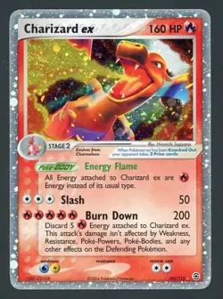MP/HP Charizard ex EX Fire Red & Leaf Green 105/112 Pokemon Card B17 - Image 1
