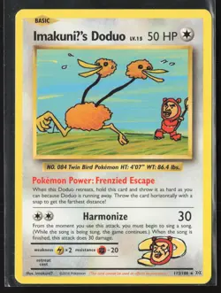 ImakuniU's Doduo Secret Rare XY - Evolutions 112/108 NM Pokemon Card - Image 1