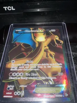 Pokemon Charizard EX Full Art 100/106 XY Flashfire TCG Card - Image 1