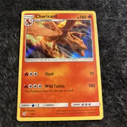 Pokemon TCG Charizard 5/18 Detective Pikachu Holo Rare Card MP - Image 1