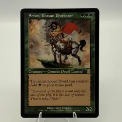 Magic The Gathering Odyssey Seton, Krosan Protector Regular NM - Image 1