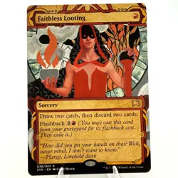 Magic The Gathering Strixhaven Mystical Archive Faithless Looting Regular NM - Image 1