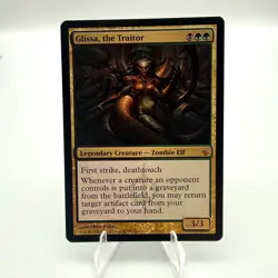 Magic The Gathering Glissa, the Traitor Mirrodin Besieged Regular NM - Image 1