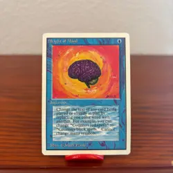 Magic the Gathering MTG Unlimited Sleight of Mind NM (Beta Bob) - Image 1