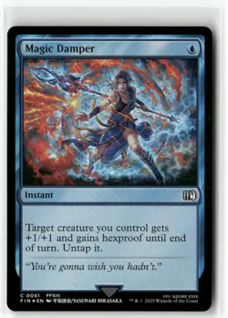 Magic Damper FOIL - FINAL FANTASY MTG NM - Image 1