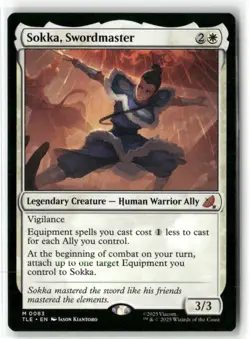 Sokka Swordmaster MTG Magic NM Avatar The Last Airbender - Image 1
