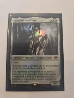1x Gandalf the White, Foil, Lord of the Rings, Magic MTG NM - Image 1