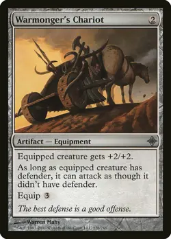 1x Warmonger's Chariot - NM English MTG - Rise of the Eldrazi - Image 1