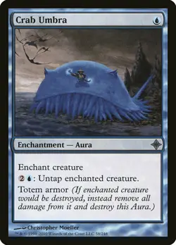 1x Crab Umbra - NM English MTG - Rise of the Eldrazi - Image 1