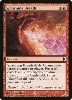 1x Spawning Breath - NM English MTG - Rise of the Eldrazi - Image 1