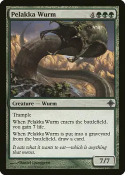 1x Pelakka Wurm - NM English MTG - Rise of the Eldrazi - Image 1