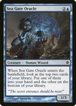 1x Sea Gate Oracle - NM English MTG - Rise of the Eldrazi - Image 1