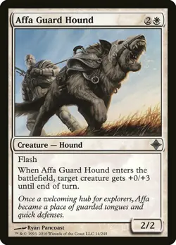 1x Affa Guard Hound - NM English MTG - Rise of the Eldrazi - Image 1